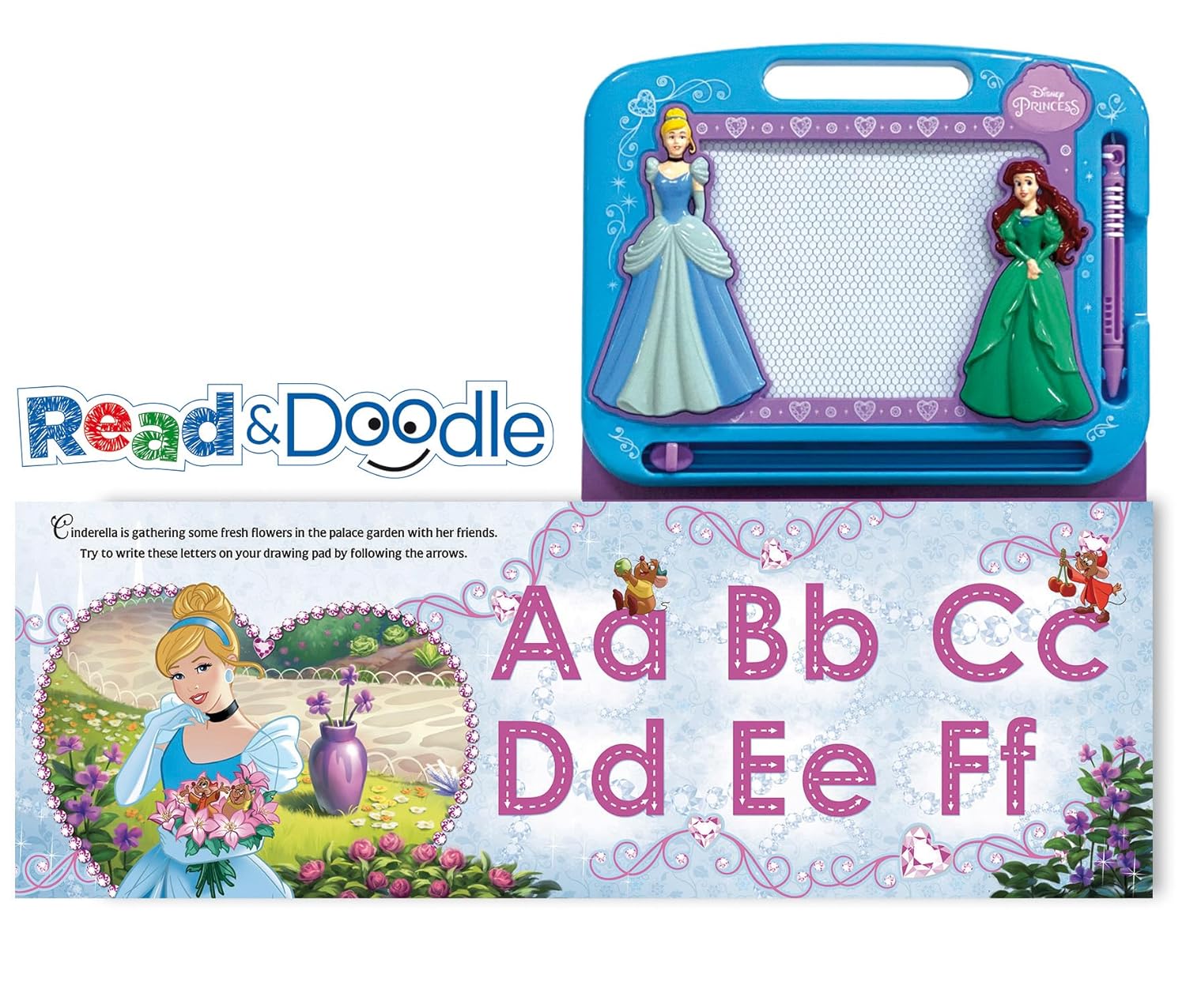 Learning Series : Disney Princess Learn To Write ABC (Board Book)