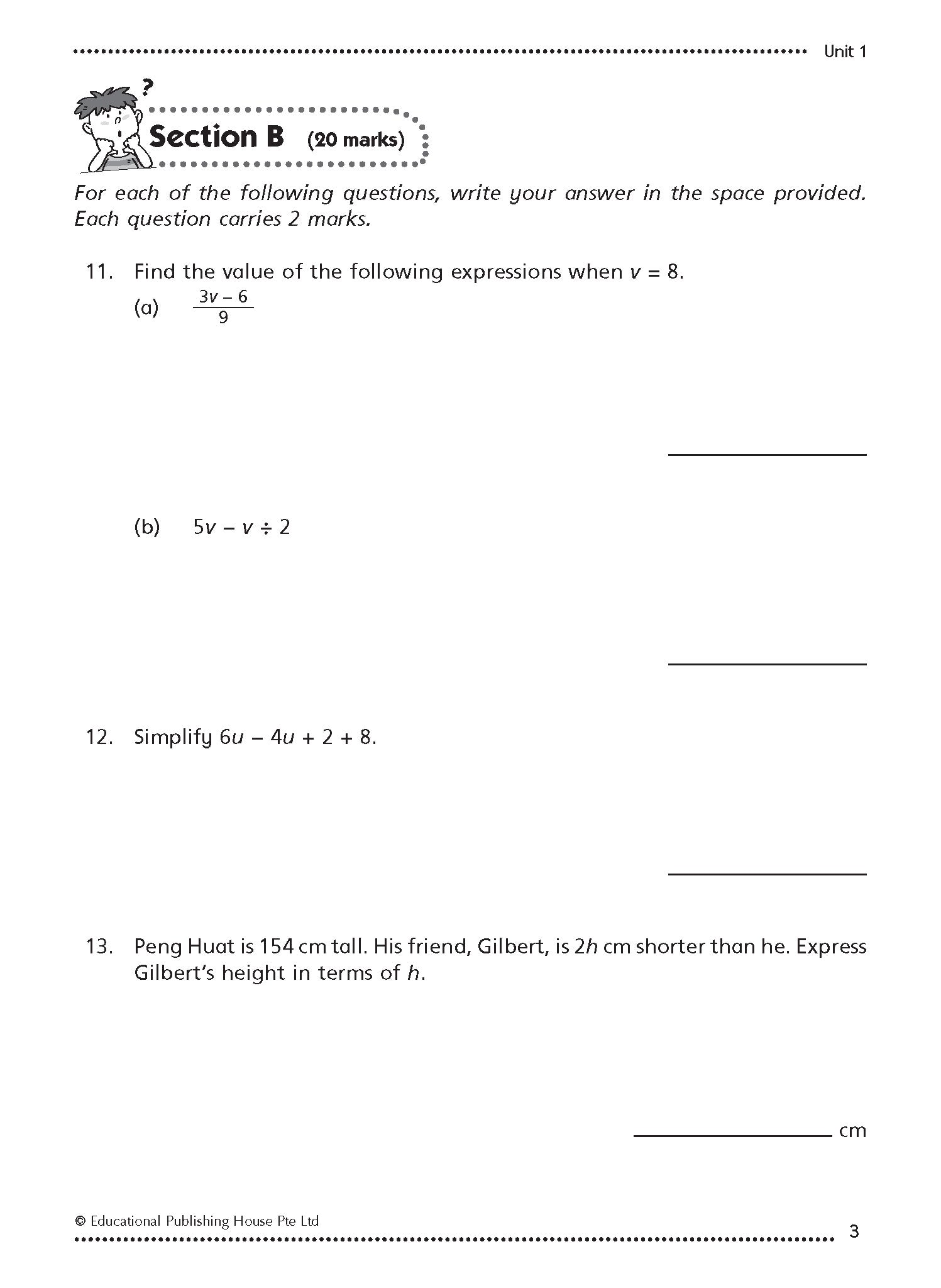 Primary 6 Challenging 4-in-1 Maths