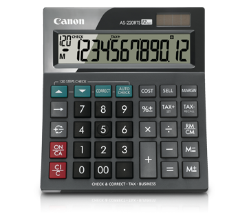 Canon Arc Check Calculator AS-220RTS