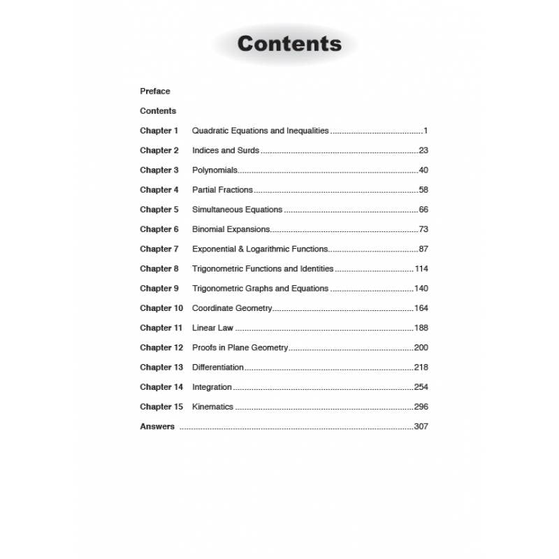 O-Level Additional Mathematics Topical Guide - Revised Edition