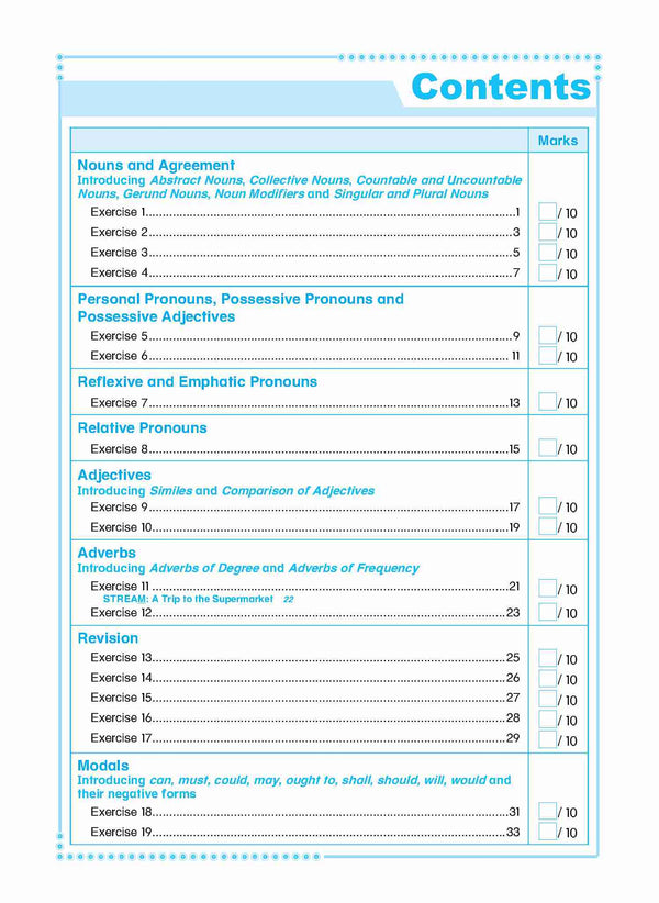 Conquer English Grammar Workbook 5