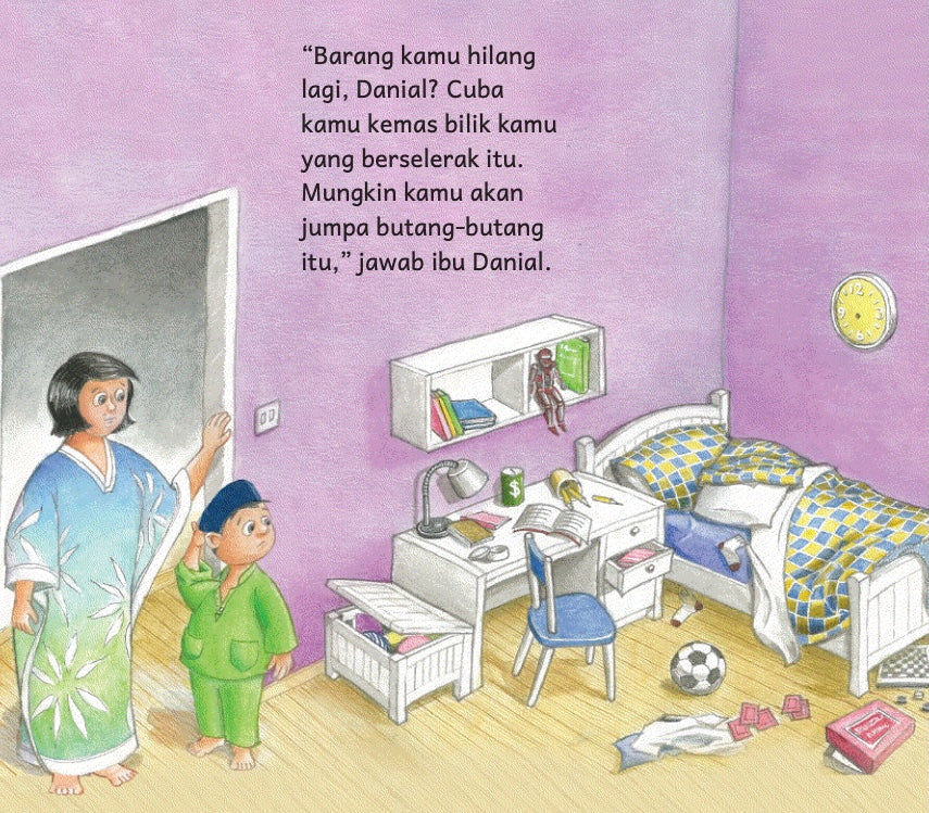 Di Mana Butang Baju Danial?