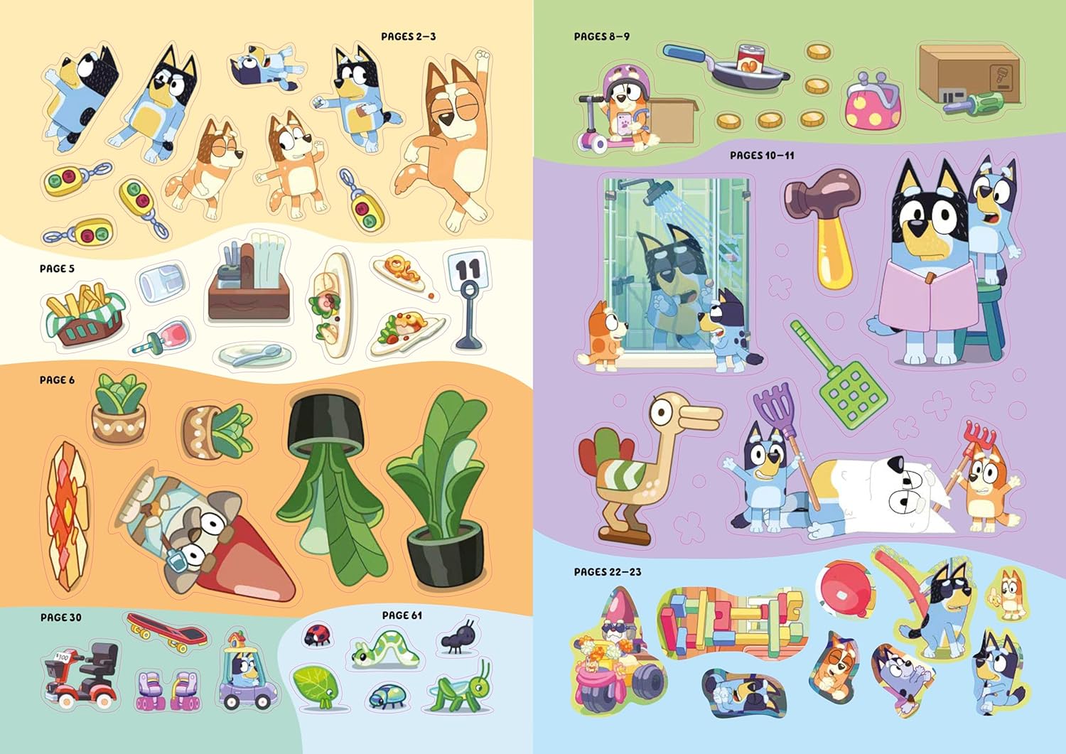 Ladybird Bluey Super Stickers (Paperback)