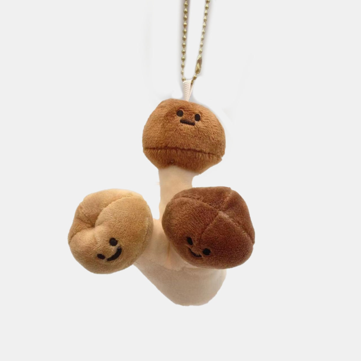 Triple Mushroom Plush Keycharm