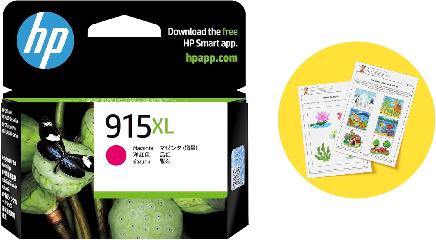 HP 915XL Magenta Original High Yield Ink Cartridge