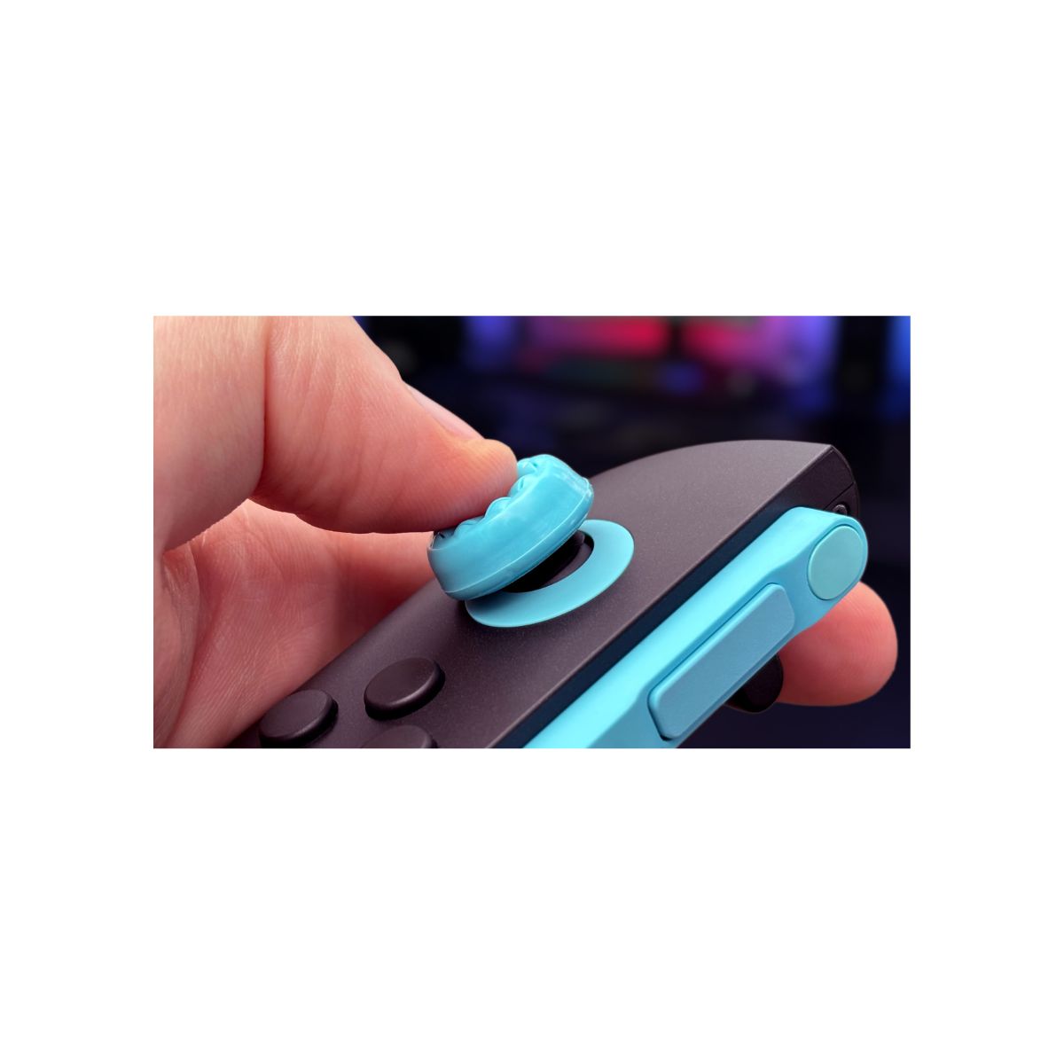KONTROLFREEK Thumb Grips Galaxy Edition - Red and Blue Nintendo Switch 2 Thumb Grips