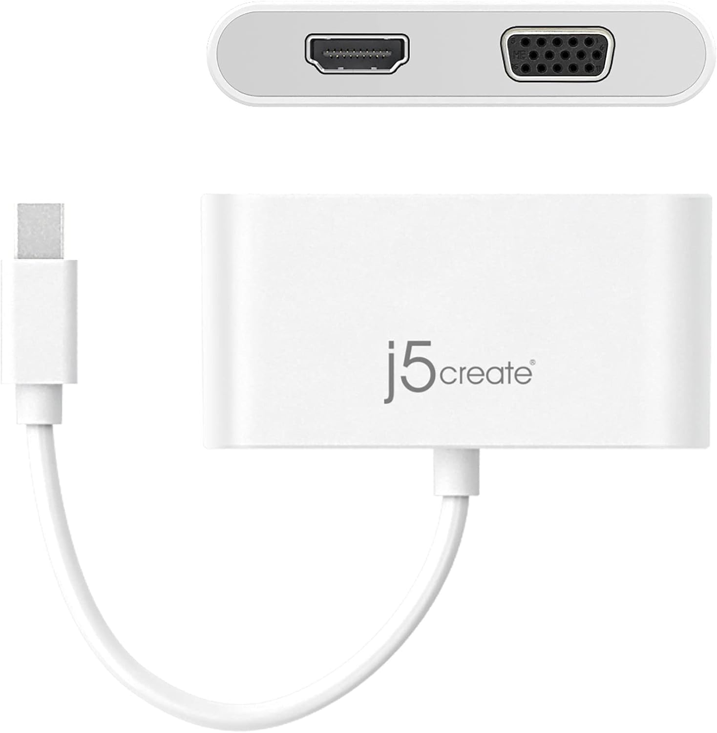 J5Create JCA174 USB Type-C to Dual HDMI + VGA Multi-Display Adapter