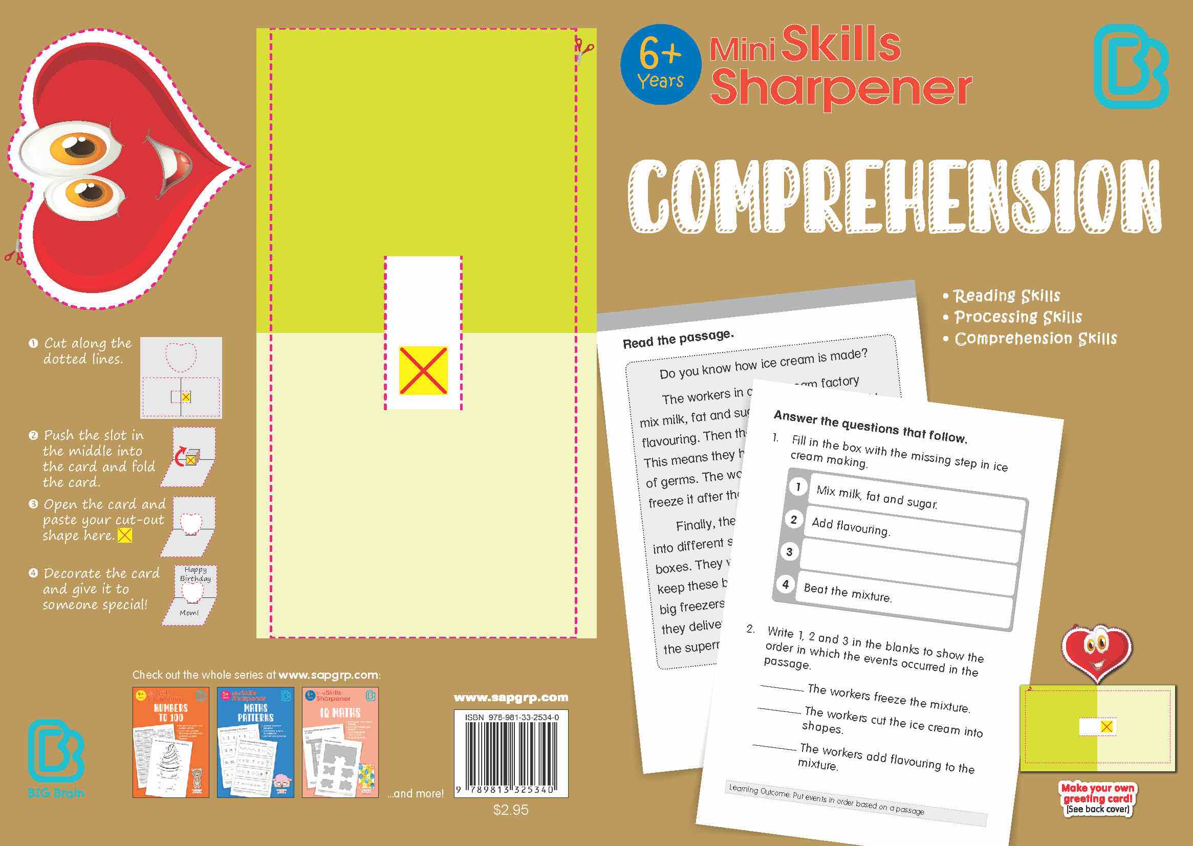 K2 - Mini Skills Sharpener COMPREHENSION (6+ Years)