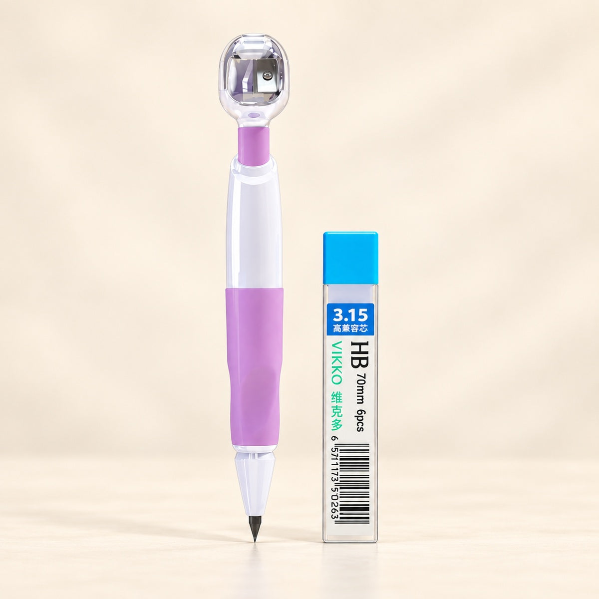  Vikko 3.15mm Mechanical Pencil Set With Lead Refills 