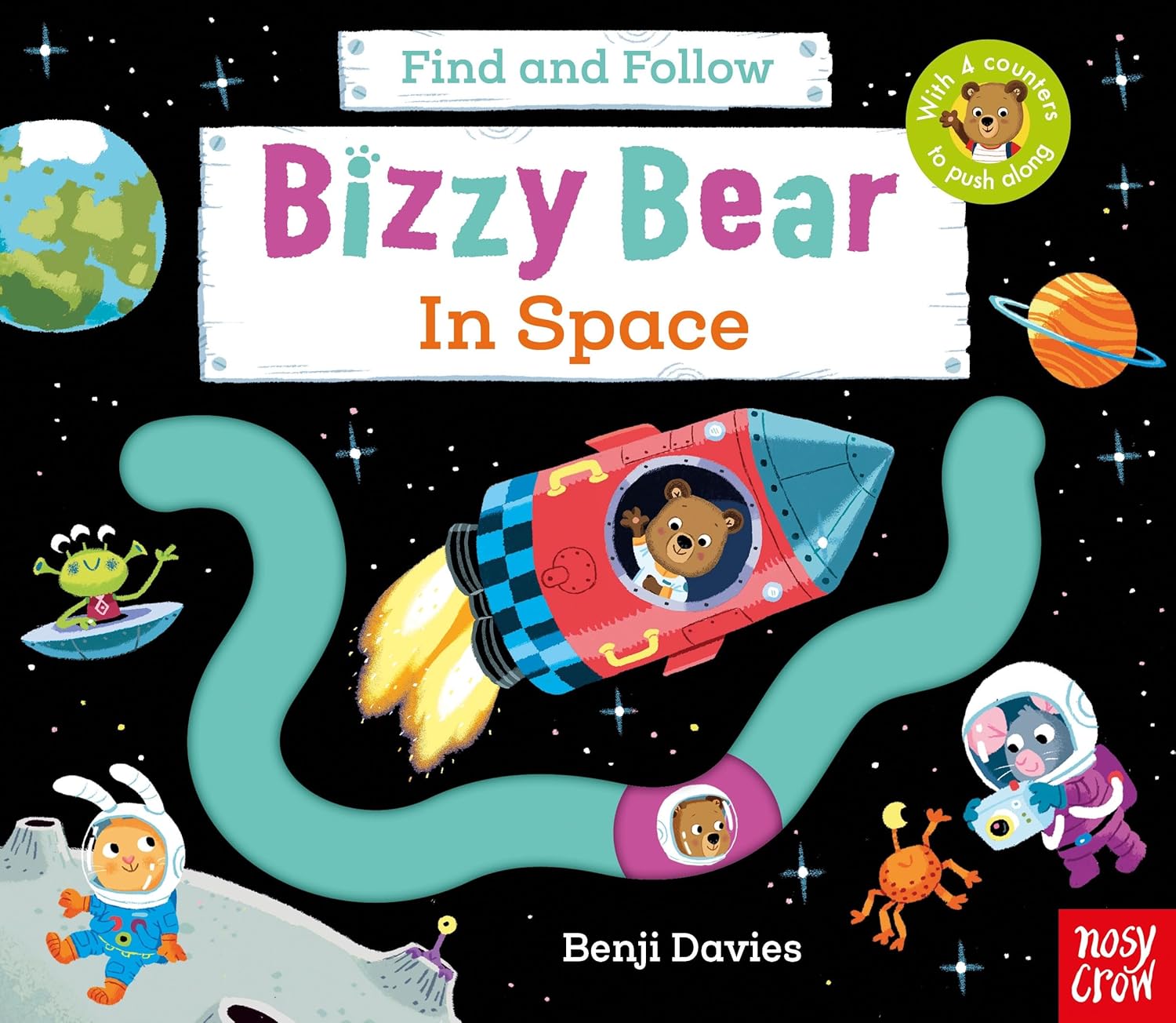Bizzy Bear: Find and Follow in Space