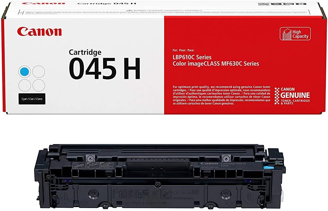 Canon Laser Toner Cartridge 045H Cyan (High Yield)