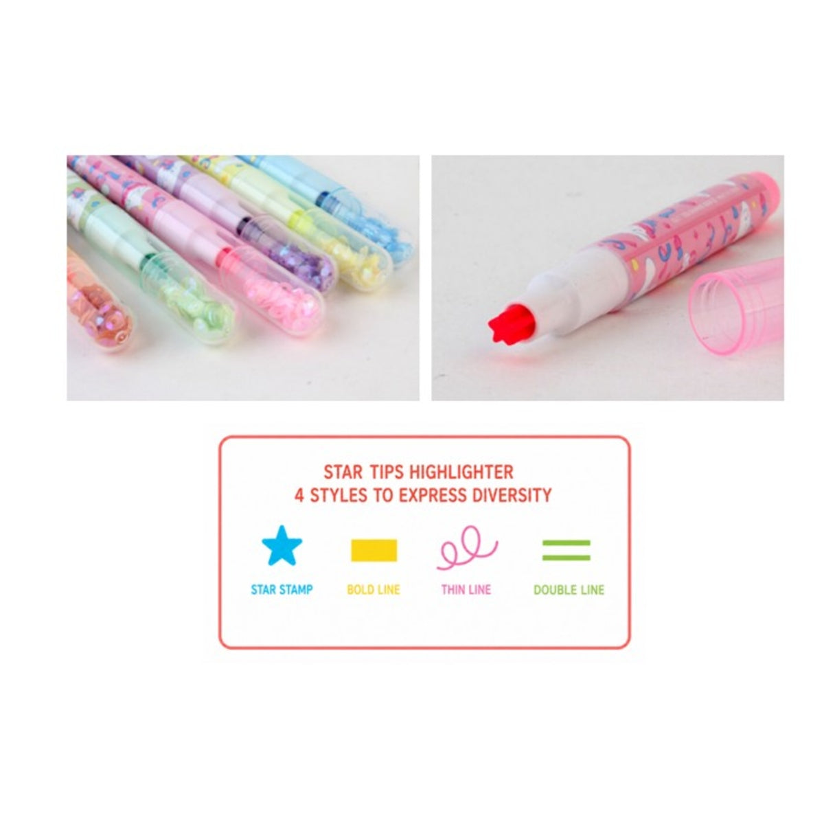 Sanrio Kuromi Spangle Highlighter 6's Set
