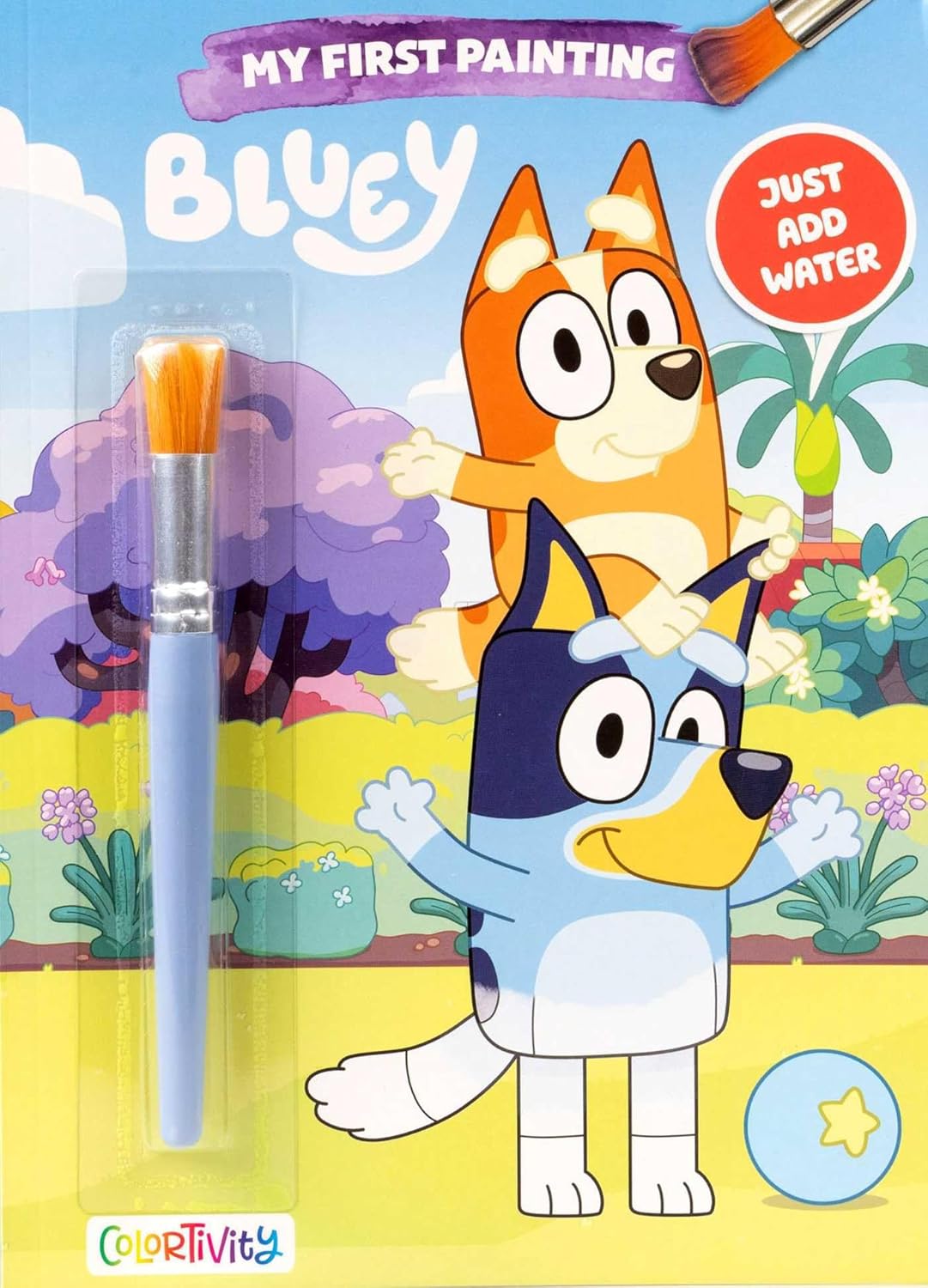 Bluey Colortivity: My First Painting (Color & Activity with Paint) - Paperback