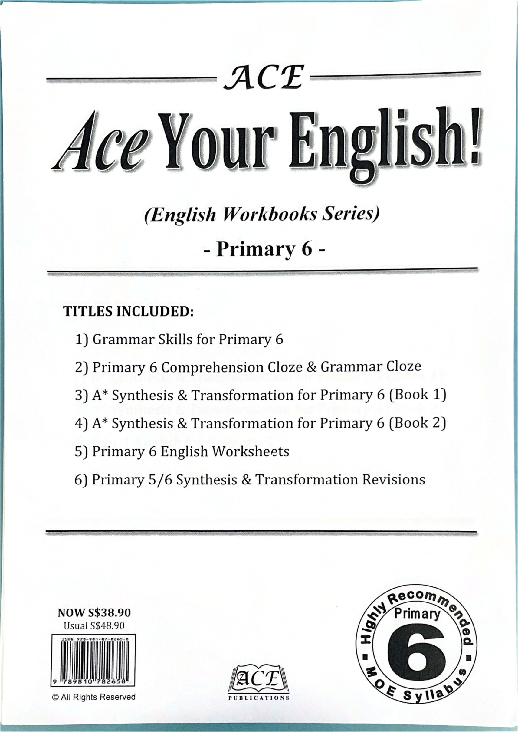 Ace Your English! (English Workbooks Series) – Primary 6