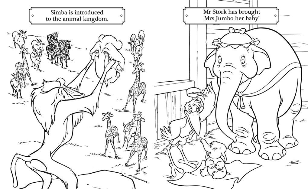 Disney: Simply Colouring (Paperback)