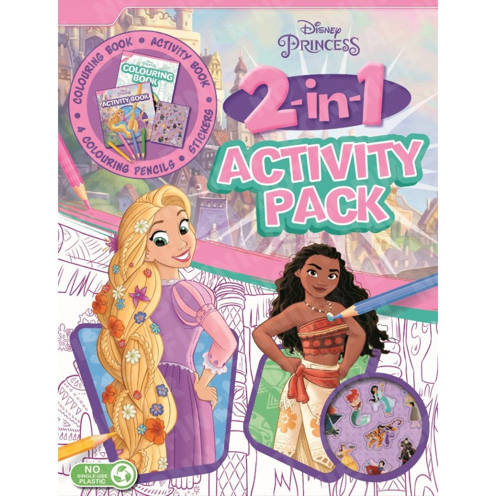 Disney Princess 2-In-1 Premium Activity Pack
