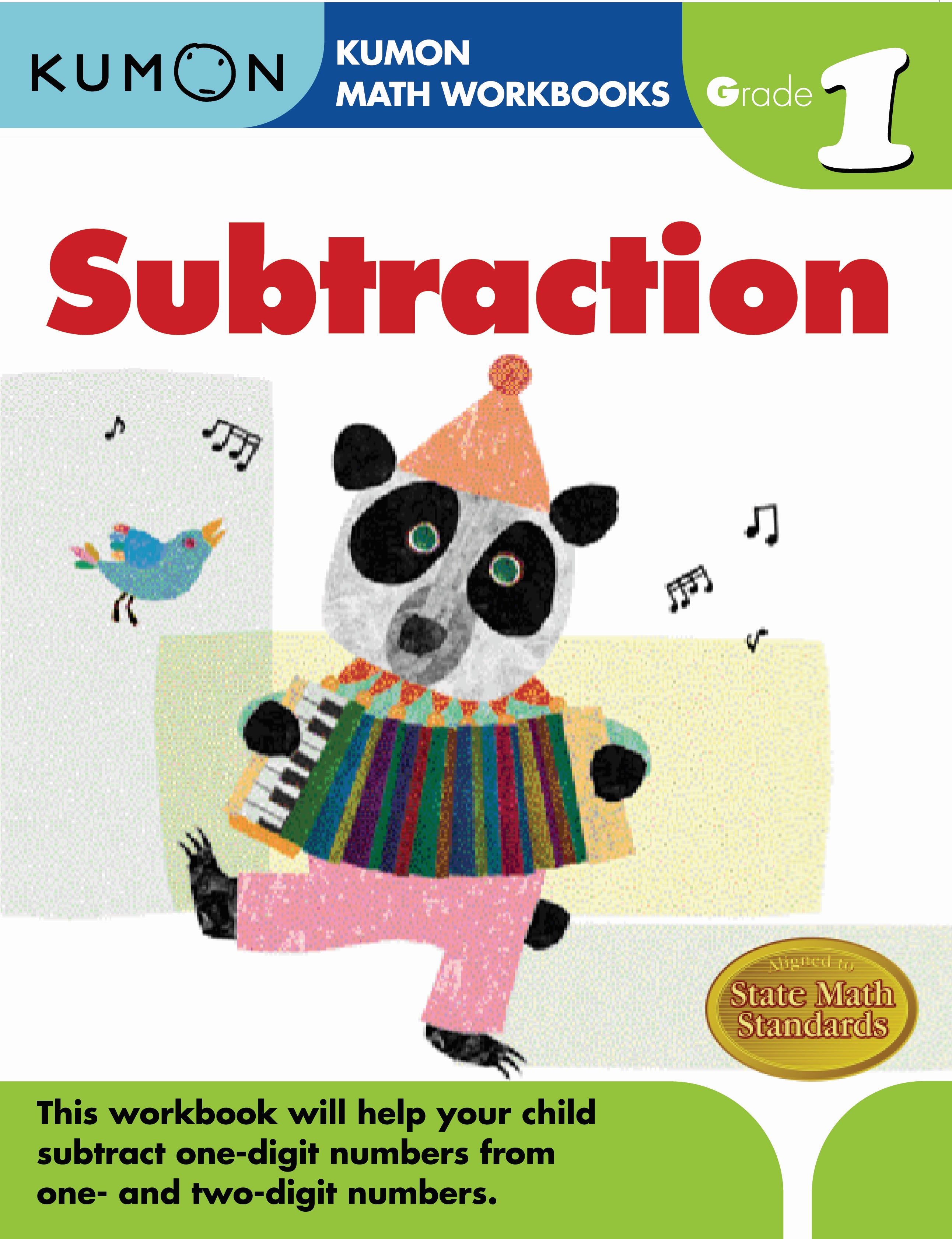 Kumon: Math Workbooks Grade 1 Subtraction