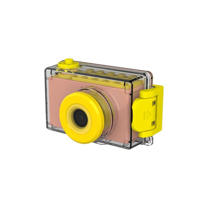 myFirst Camera 2 - 8MP IPX8 Waterproof Underwater (10ft/3m) Diving Mini Digital Camera for Kids - Pink