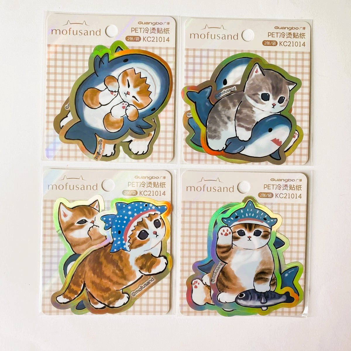 MOFUSAND STICKER 2 PIECE/SET KC21014