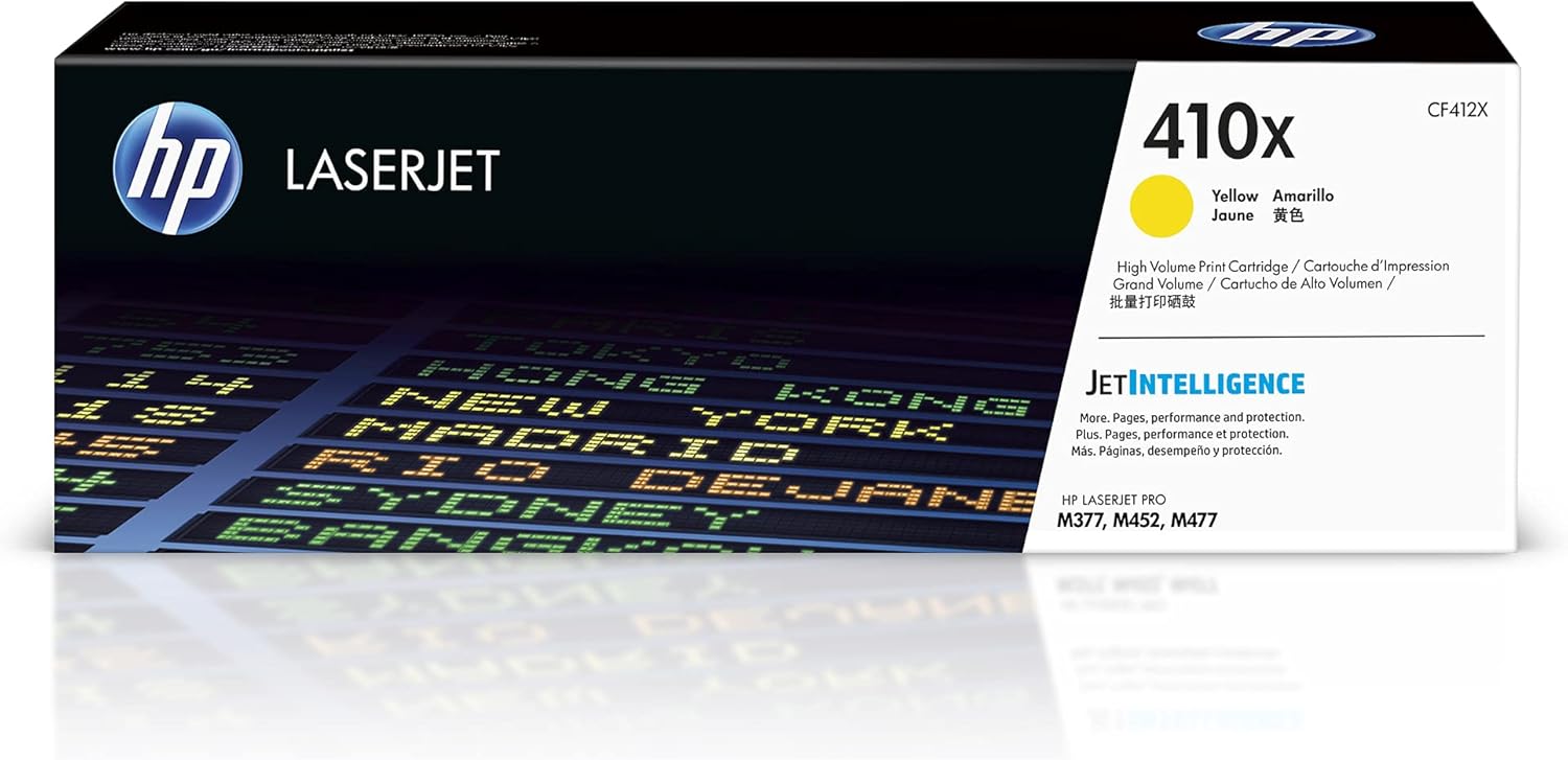 HP 410X Yellow High-yield Toner Cartridge 