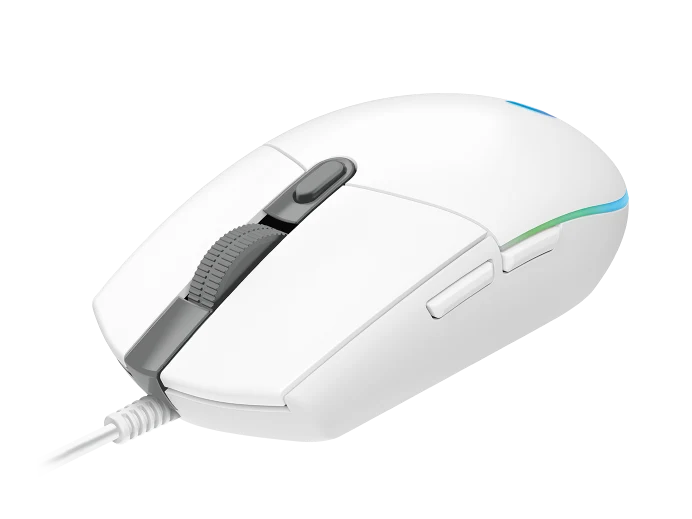 Logitech G203 LIGHTSYNC RGB 6 Button Gaming Mouse - White