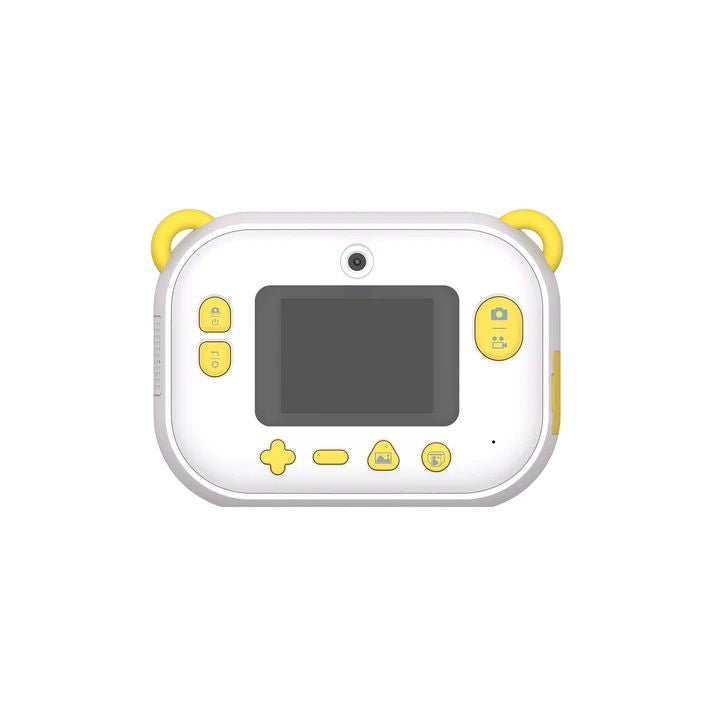 myFirst Camera Insta Wi - 12MP Instant Print Camera with Cradle - Thermal Printing & Label Printing - Yellow