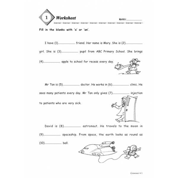 Primary 1 Grammar & Vocabulary