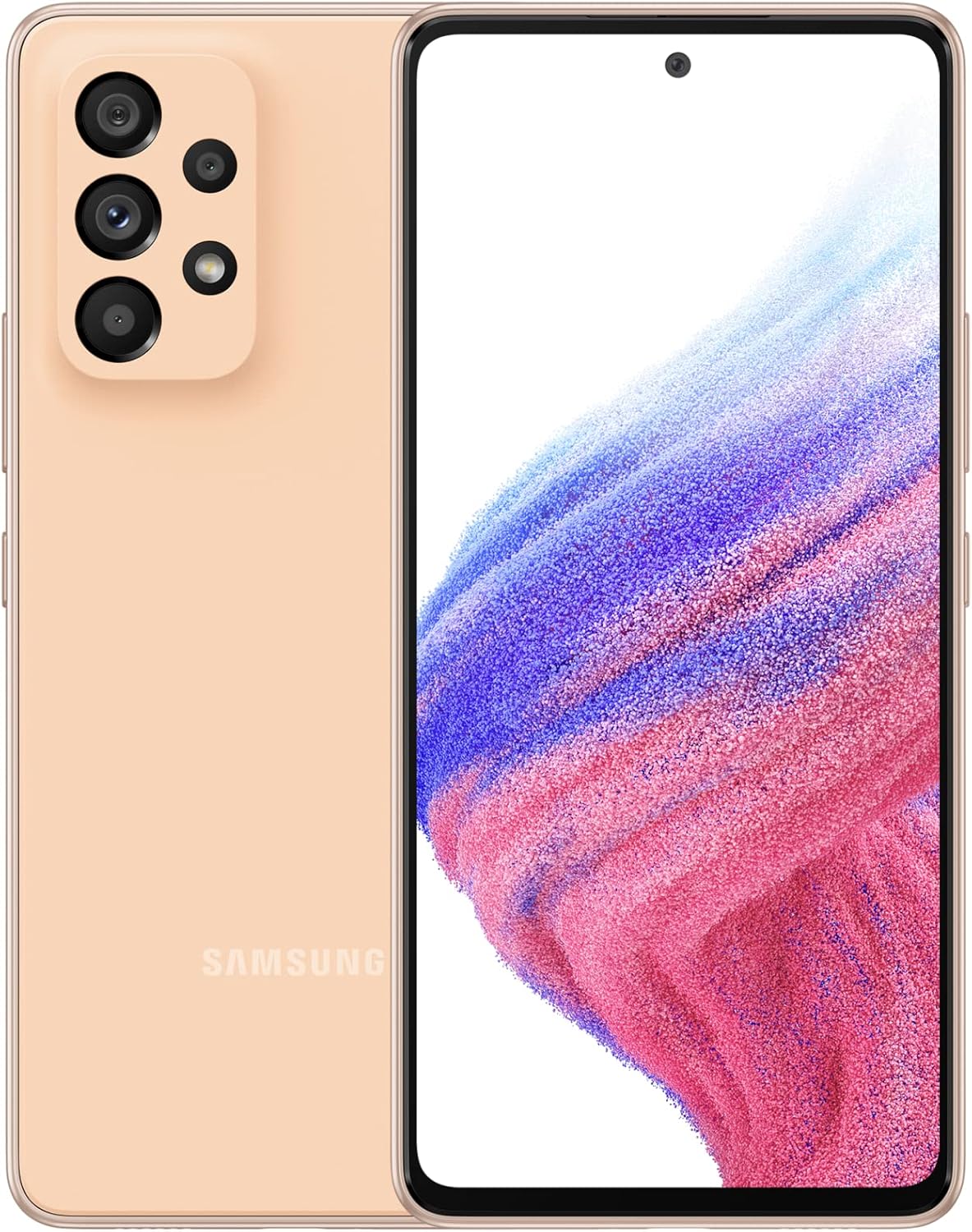 Samsung A53 5G Smartphone SM-A536EZOHXSP, 8GB RAM, 256GB, Peach