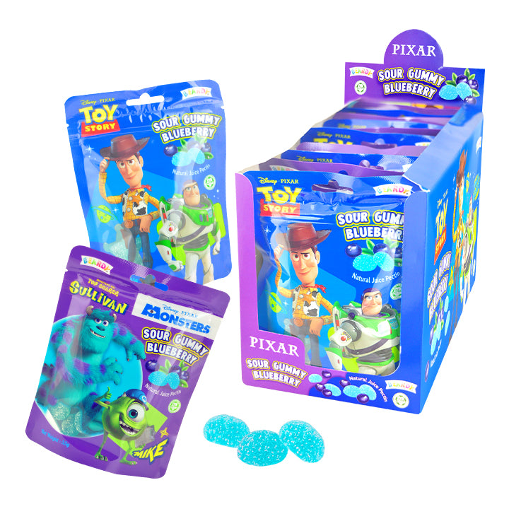 TOY STORY & MONSTER SOUR GUMMY BLUEBERRY