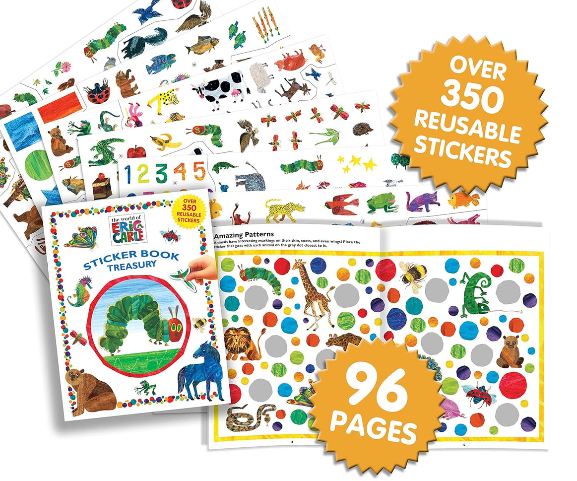 The World of Eric Carle Sticker Book Treasury – Paperback 