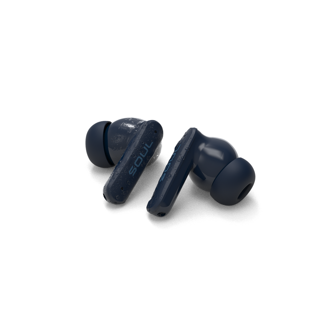 Soul S-live Premium Low Latency True Wireless Earbuds With Call Enhancement - Blue