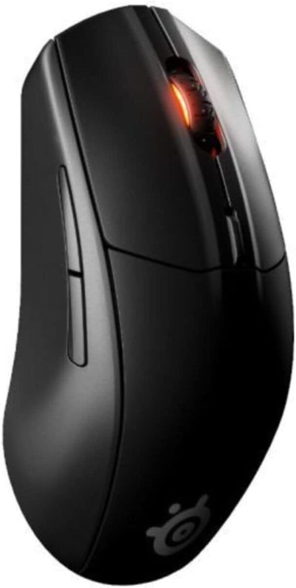 SteelSeries Rival 3 Wireless Gaming Mouse Over 400 Hours of Battery Life Dual Wireless 2.4 GHz and Bluetooth 5.0 60 Million Clicks, Black