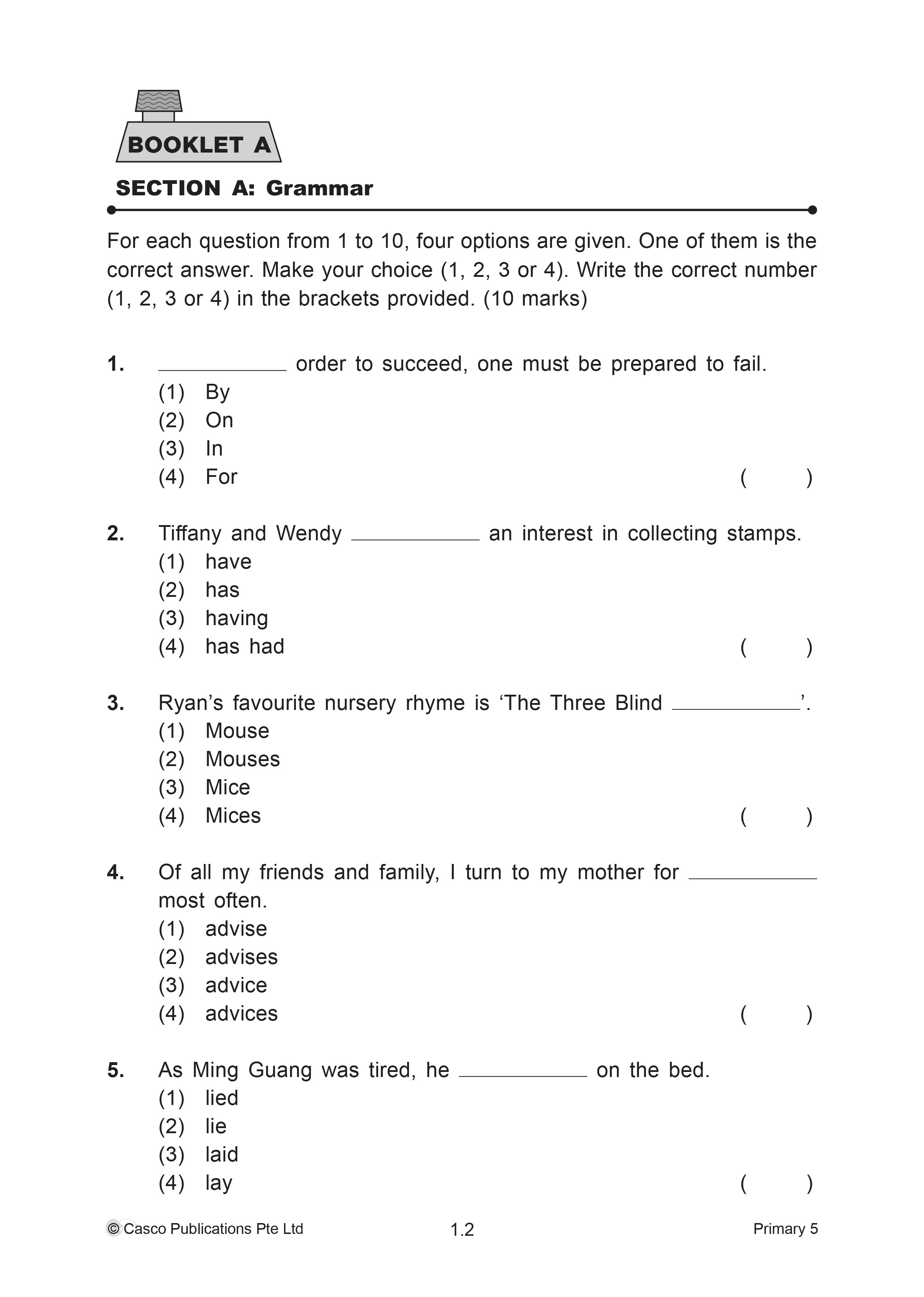 English Examination Papers Primary 5 (Pack) - 2nd Edition