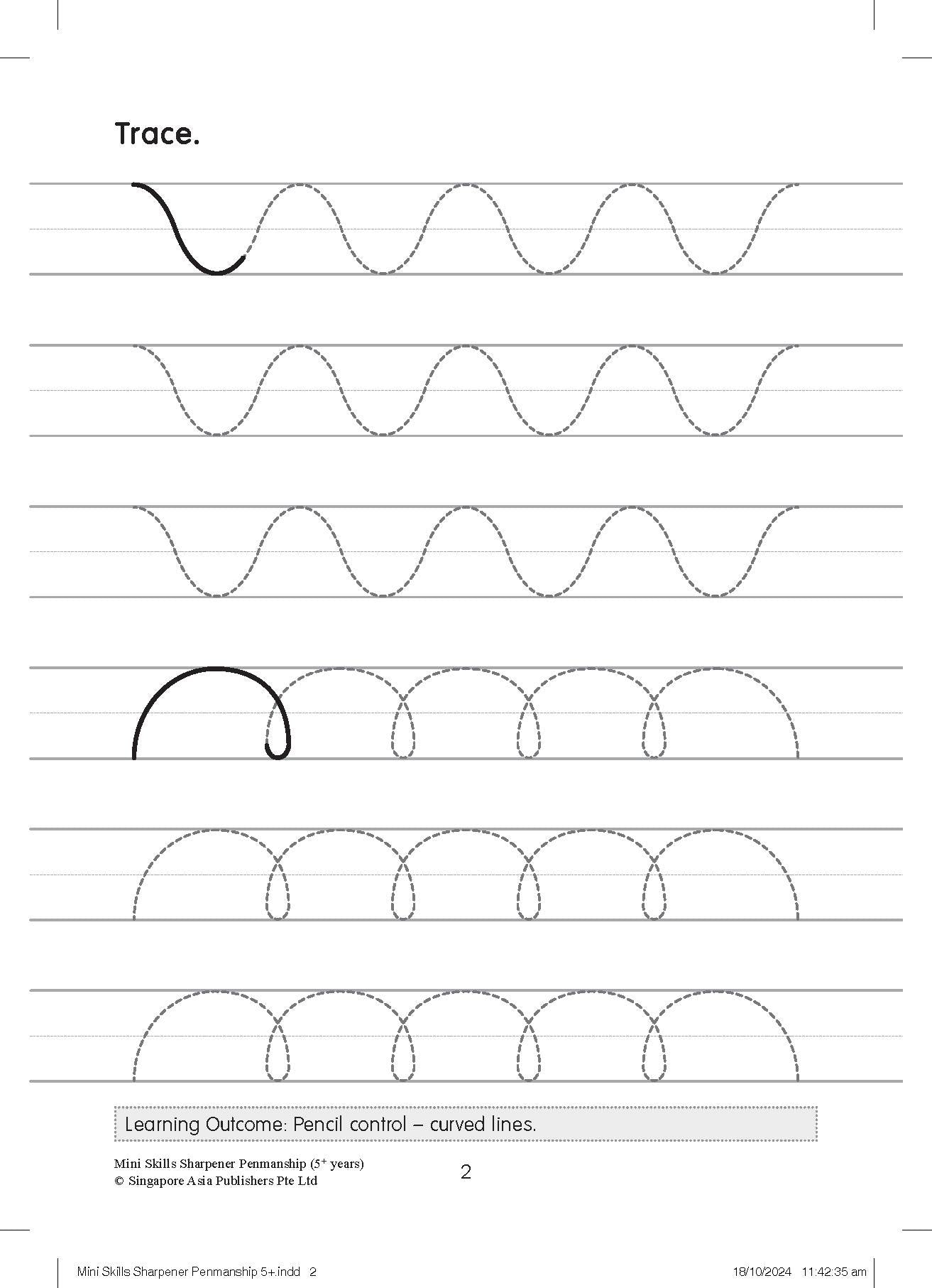 K1 - Mini Skills Sharpener PENMANSHIP (5+ Years)