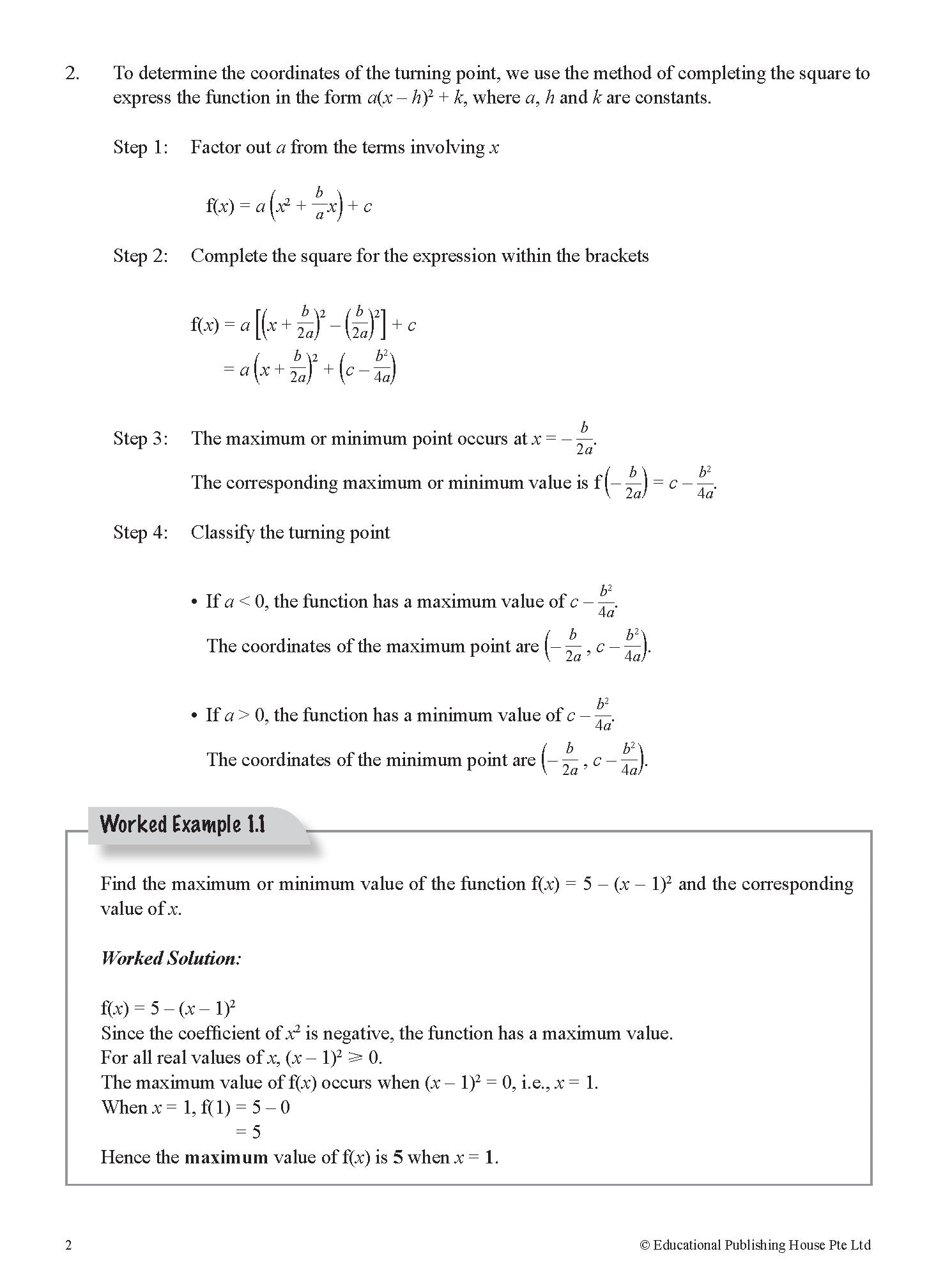 S3/4 G3/G2 Topical Additional Maths