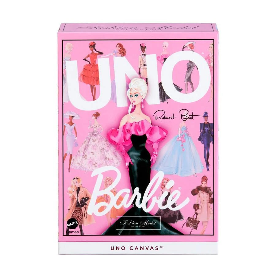 MATTEL UNO CANVAS BARBIE CARD GAME