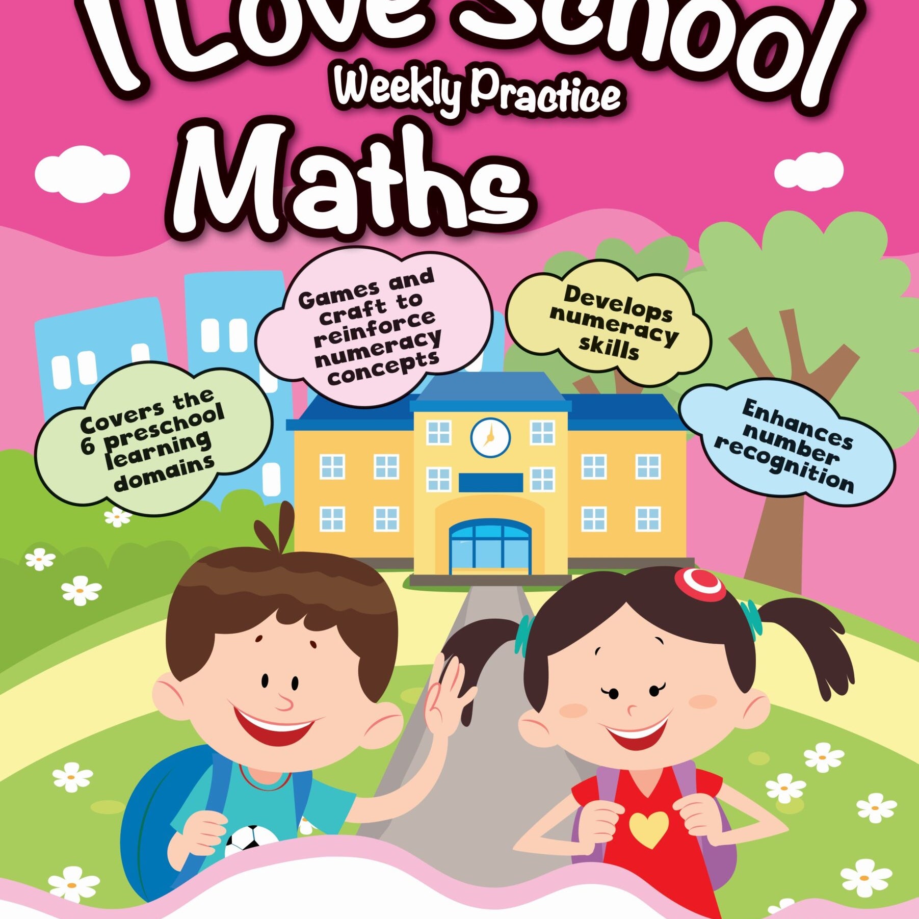 Nursery Maths'I Love School!'Weekly Pra