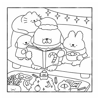 Cosy Cheer: Colouring