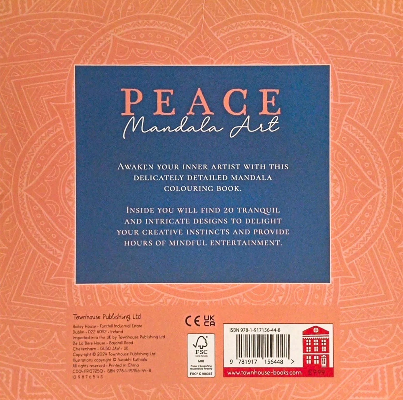 Go-mandala Art: Peace Colouring (Paperback)