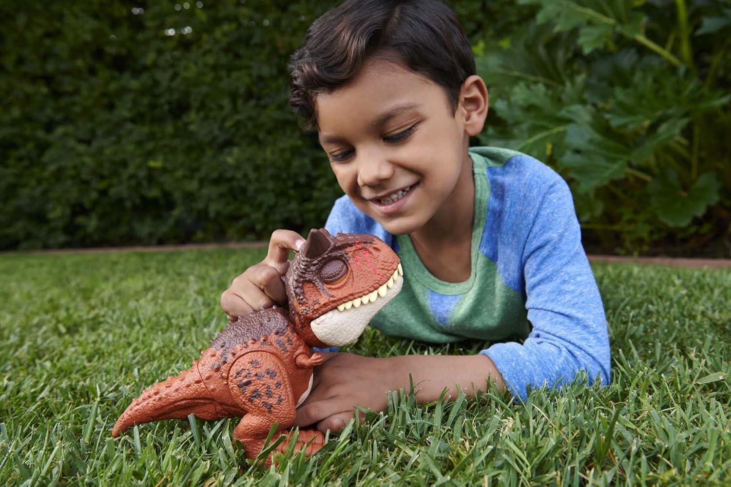 MATTEL JURASSIC WORLD WORLD WILD CHOMPIN CARNOTAURUS TORO FIGURE TOY