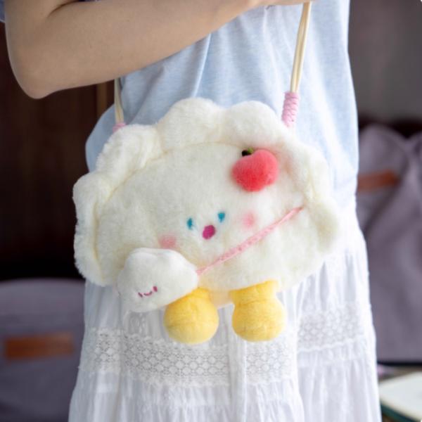 Plush Sling Bag Dumpling Apple