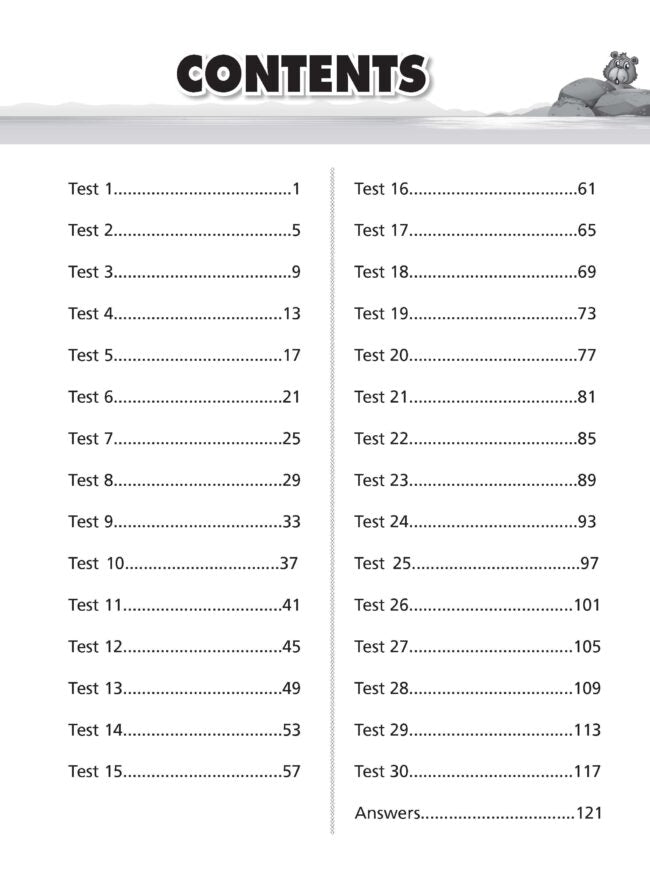 Primary 2 English Class Tests