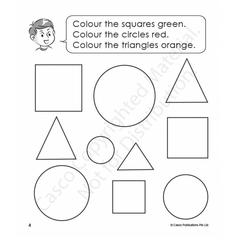 Step by Step Early Math Skills Book 7: Shapes & Measurement II (for Ages 4-5)