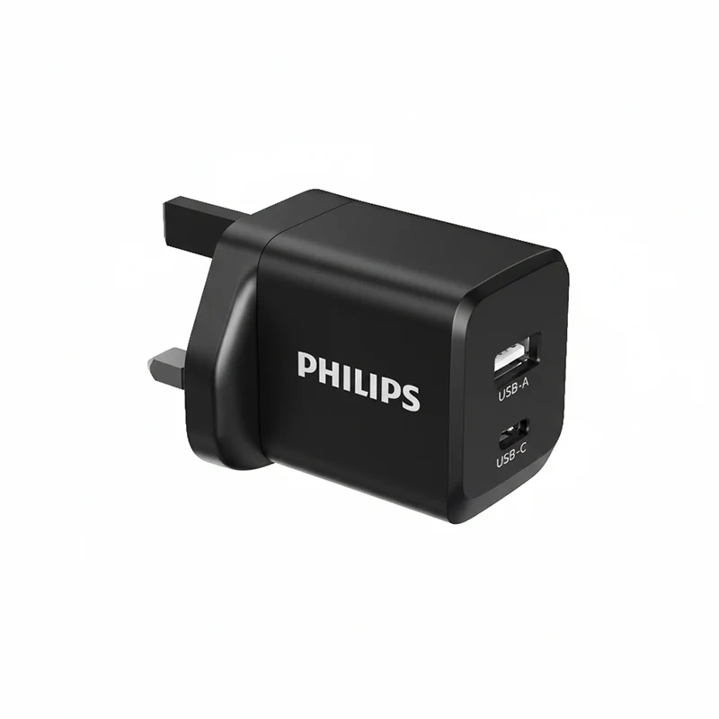 Philips DLP5321CB/05 45W GaN Wall Charger QC18W PD45W Black