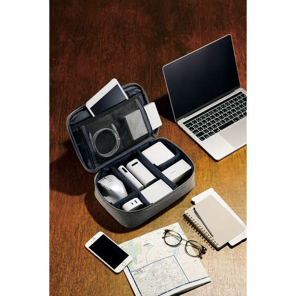BMA-GP15 Elecom Gadget Pouch Carrying Type Black