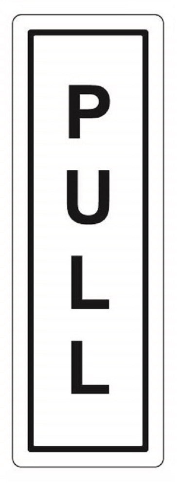 COSMO PULL SIGN SA4-642W (50mm X 150mm)