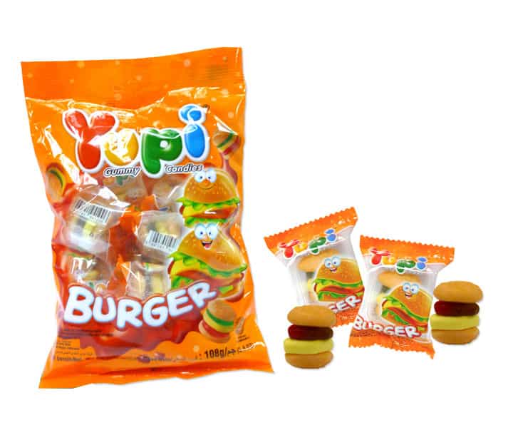 Yupi Mini Burger 84g