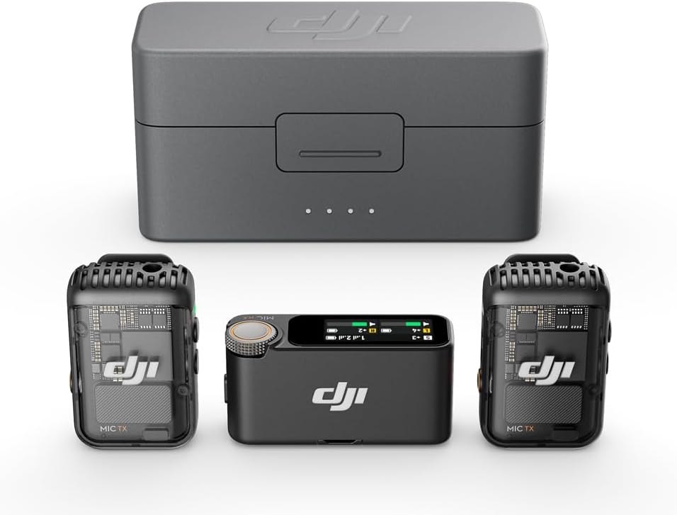 DJI MIC 2 (2TX + 1 RX +CHARGING CASE)