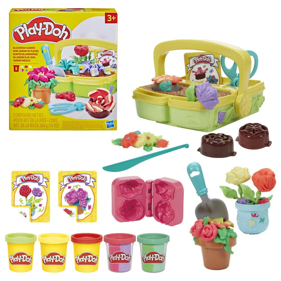 HASBRO PLAYDOH BLOOMING FLOWERS