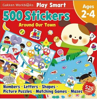 Playsmart 500 Stickers All Around Town